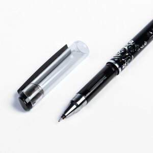 Ручка гелевая ПИШИ-СТИРАЙ 0,5мм стержень черный корпус тонированный (12 шт)