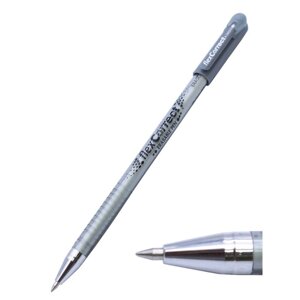 Ручка "пиши-стирай" гелевая flexoffice 0.5мм, черная FO-GELE002 BLACK (12 шт)