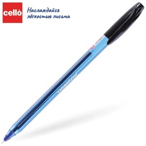 Ручка шариковая Cello Trima-31B, узел 0.7 мм, чернила синие, корпус синий (12 шт)