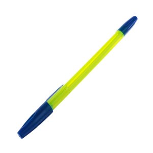 Ручка шариковая LANCER Office Style 820, узел 0.5 мм, чернила синие ароматизированные, корпус жёлтый неон (50 шт)