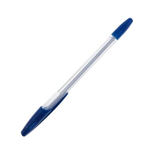 Ручка шариковая LANCER Office Style 820, узел 0.5 мм, стержень 142 мм, чернила синие, корпус прозрачный (50 шт)