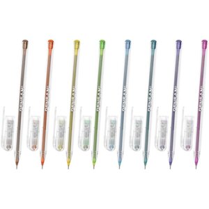 Ручка шариковая масляная "My-Tech Colored", 8 ярких цветов, микс, узел 0,7 мм, дисплей (60 шт)