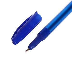 Ручка шариковая Star, матовый корпус, узел-игла 1.0 мм, масляная основа, стержень синий (50 шт)