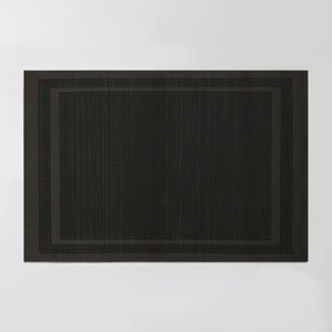 Салфетка кухонная «Окно», 4530 см, цвет тёмно-коричневый (12 шт)