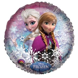 Шар фольгированный 18"Frozen", круг, 18"