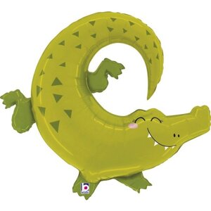 Шар фольгированный 34"Крокодил», фигура