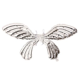 Шар-игрушка "Фольгированные крылья феи", цвет серебро (5 шт)