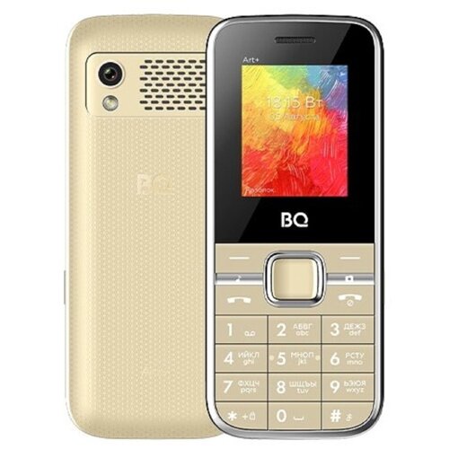 Сотовый телефон BQ 1868 Art+1.77", 2 sim, 32Мб, microSD, 0.08 Мп, 800 мАч, золотистый