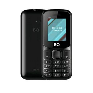 Сотовый телефон BQ M-1848 Step+1.77", 2 sim, microSD, 600 мАч, без СЗУ, чёрный