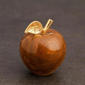 Сувенир «Яблоко», 3,8 см, оникс (6 шт)