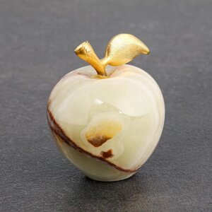 Сувенир «Яблоко», 5 см, оникс (6 шт)