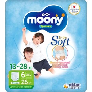 Трусики универсальные MOONY , XXL (13-28 кг), 26 шт