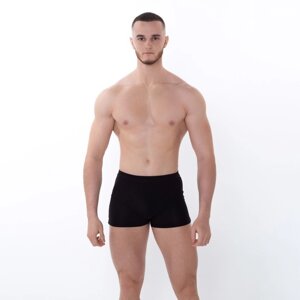 Трусы боксеры мужские, цвет чёрный, размер 48-50
