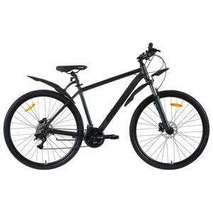 Велосипед Progress Anser HD RUS 29, рама 17", цвет чёрный матовый