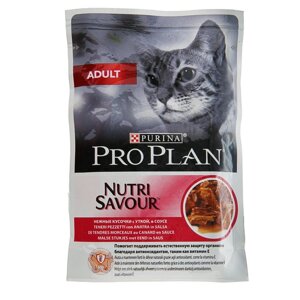 Влажный корм Pro Plan для кошек, утка в соусе, 85 г (26 шт)
