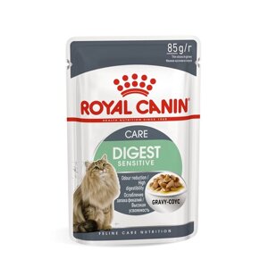 Влажный корм RC Digest Sensitive для домашних кошек с чувствительным ЖКТ, в соусе, пауч, 85 (28 шт)