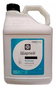 Шарпей, МЭ. 1 л. Инсектицид пиретроид для защиты многих культур от широкого спектра вредителей и борьбы с саранчовыми