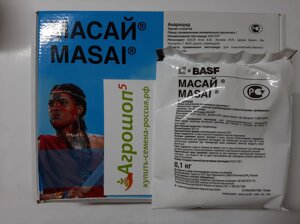 Масай, СП. 50 грамм. Акарицид, овицид для борьбы с вредными клещами на всех стадиях их развития. Фасовка