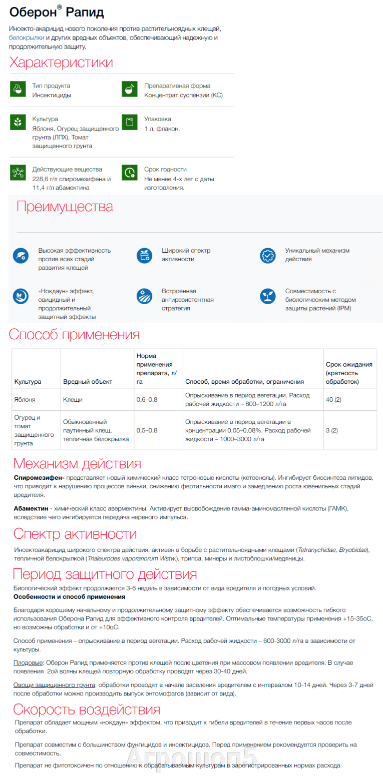 Информация по Оберону Рапиду