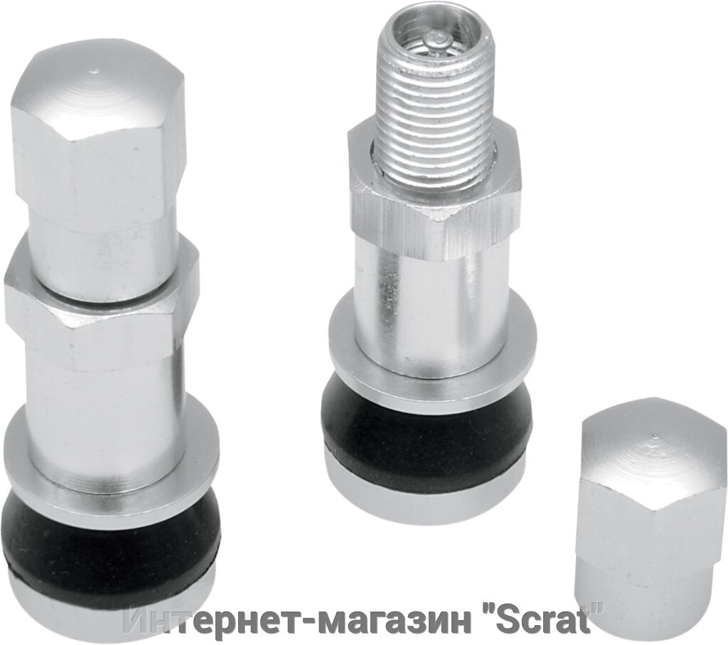 0360-0010 Комплект клапанов для бескамерных шин Drag Specialties 7,6 mm (0,3") от компании Интернет-магазин "Scrat" - фото 1