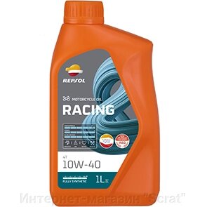 10W-40 Моторное синтетическое масло Repsol Racing 4T 1L 6012/R от компании Интернет-магазин "Scrat" - фото 1