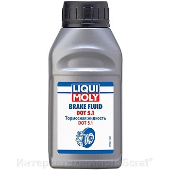 8061 Тормозная жидкость Liqui Moly Brake Fluid DOT5.1 0.25L 8061/3092 от компании Интернет-магазин "Scrat" - фото 1