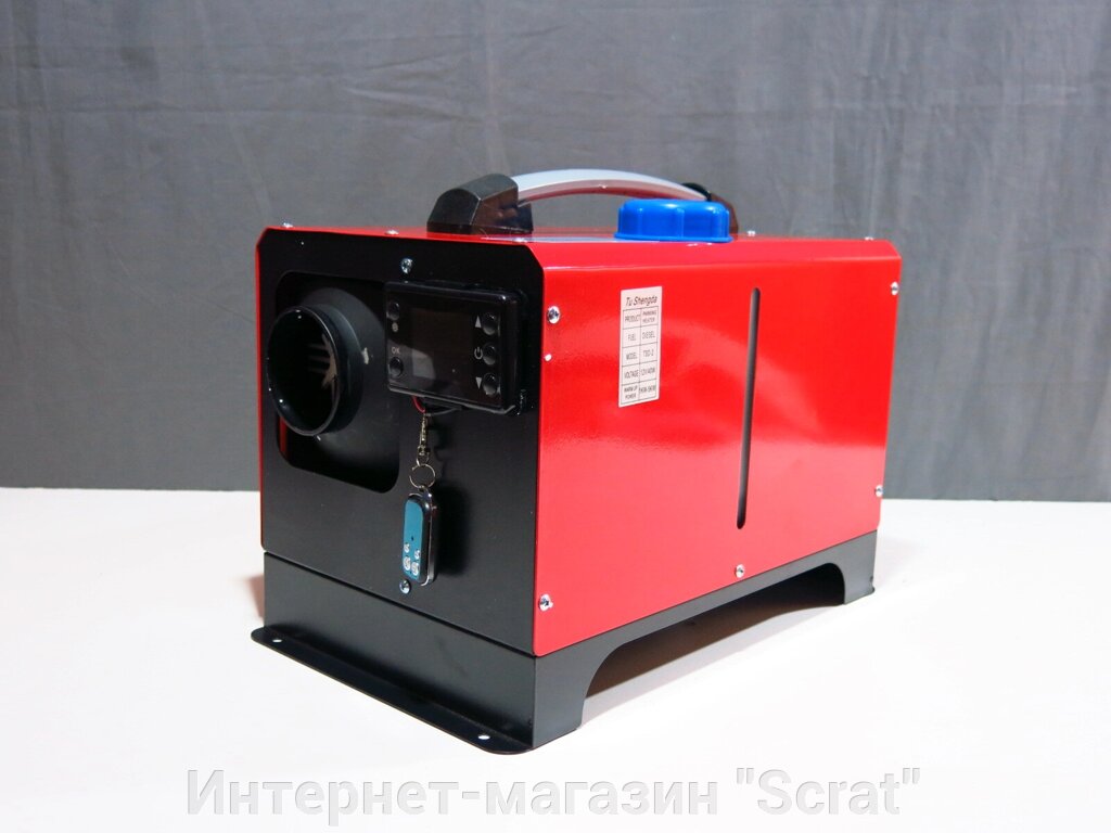 Автономный отопитель 12 В 5 кВт пульт B3 Красный от компании Интернет-магазин "Scrat" - фото 1