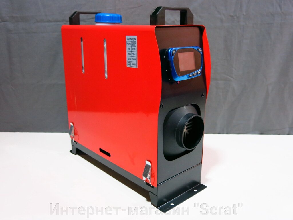 Автономный отопитель 12В 5кВт красный пульт B2 от компании Интернет-магазин "Scrat" - фото 1