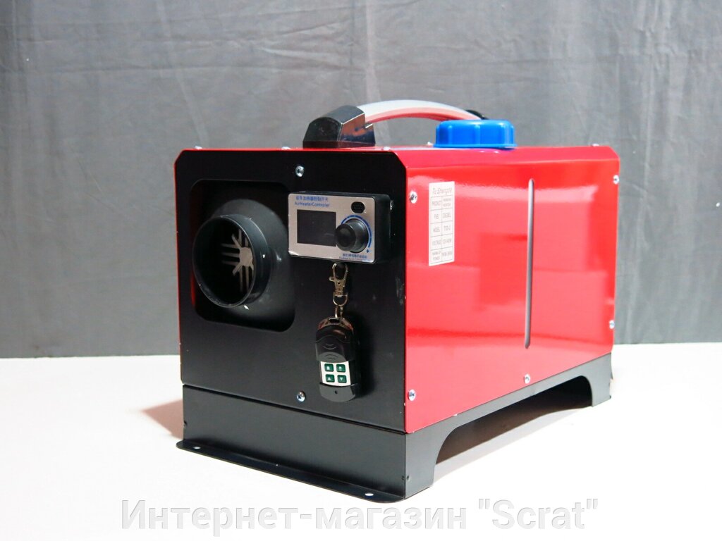 Автономный отопитель 12В 5кВт Пульт A2 Красный от компании Интернет-магазин "Scrat" - фото 1