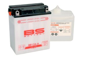 BB12A-A аккумулятор BS, 12в, 12 ач 155 A 134x80x160, прямая (YB12A-A)