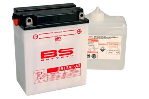 BB12AL-A2 аккумулятор BS , 12в, 12 ач 155 A 134x80x160, обратная (YB12AL-A2)
