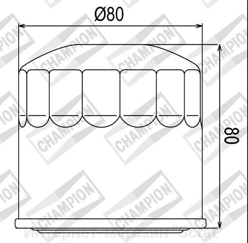 COF102 фильтр масляный МОТО (зам. F302) от компании Интернет-магазин "Scrat" - фото 1