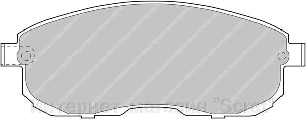 FCP691H Тормозные колодки дисковые спортивые DS2500 Nissan Teana, Tiida (FDB4148) от компании Интернет-магазин "Scrat" - фото 1