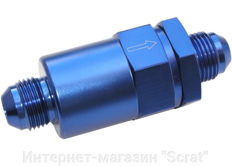 FF-06DB Фильтр топливный, JIC/UNF 9/16 x 18, AL, синий, AN06 Goodridge от компании Интернет-магазин "Scrat" - фото 1