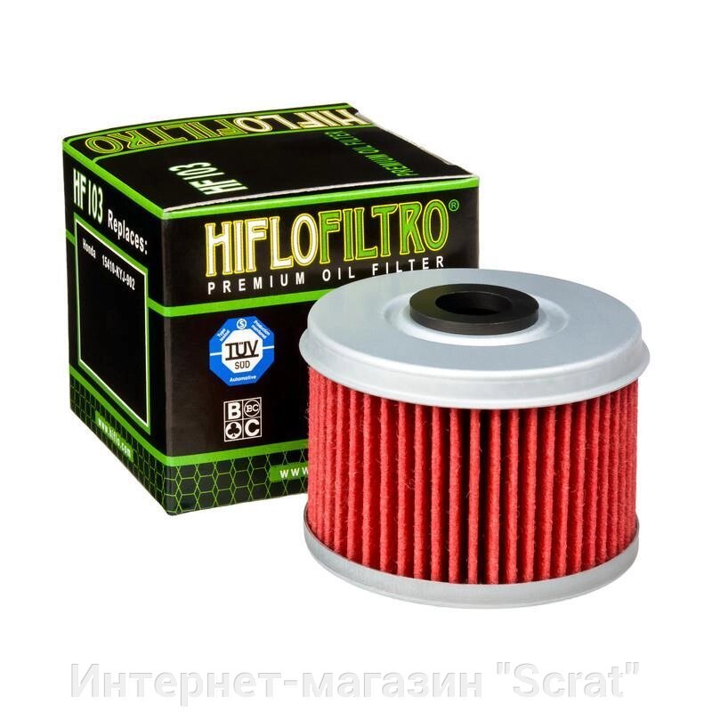 Фильтр масляный HF103 от компании Интернет-магазин "Scrat" - фото 1
