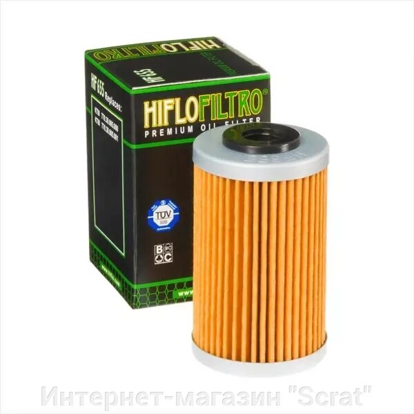 Фильтр масляный HF655 от компании Интернет-магазин "Scrat" - фото 1