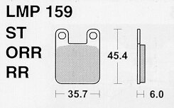Колодки дискового тормоза AP Racing LMP159 ST (FRP405 / FA115)