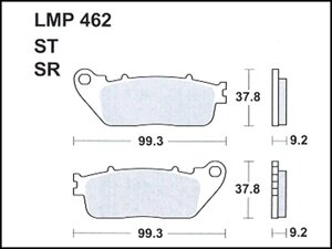 Колодки дискового тормоза AP Racing LMP462 ST (FDB2253 / FA488)