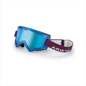Кроссовые очки (маска) mudmax RACER - BLUE - BLUE LENS - RED/BLUE STRAP