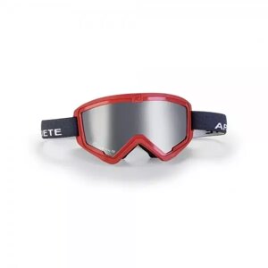 Кроссовые очки (маска) mudmax RACER - RED - silver LENS - GREY STRAP