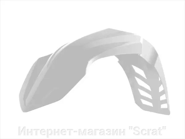 Крыло переднее YZF250/YZF450 10-18/10-17 # YZF250X/WRF250 15-19 # YZ250X 16-22 белое вентилируемое от компании Интернет-магазин "Scrat" - фото 1