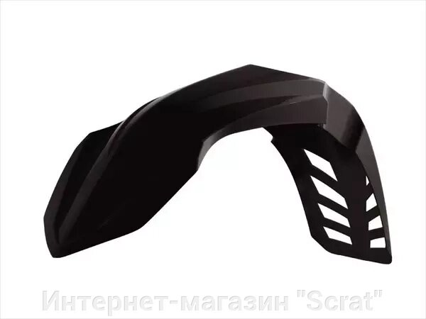 Крыло переднее YZF250/YZF450 10-18/10-17 # YZF250X/WRF250 15-19 # YZ250X 16-22 черное вентилируемое от компании Интернет-магазин "Scrat" - фото 1