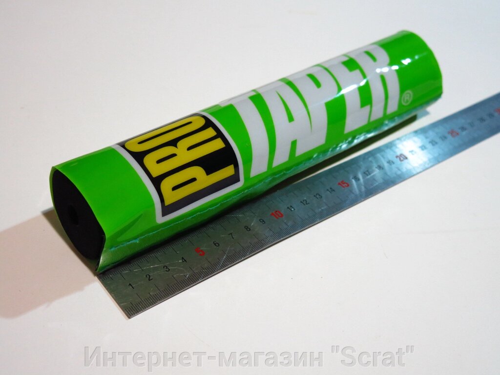 Накладка руля Protaper 25см зелёная от компании Интернет-магазин "Scrat" - фото 1