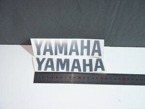 Наклейки Yamaha серые