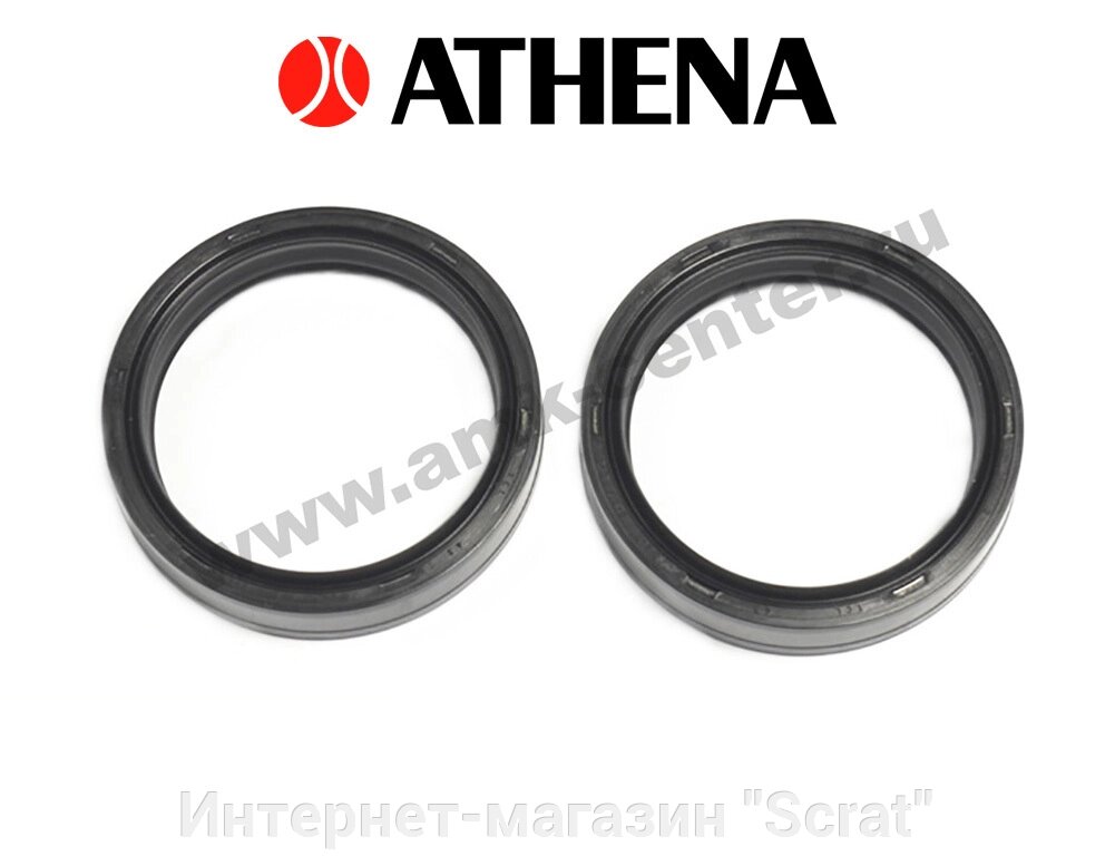 P40FORK455101 Комплект сальников вилки MGR-RSD2 43x52,7x9,5/10,3 Athena (ARI. 107) от компании Интернет-магазин "Scrat" - фото 1