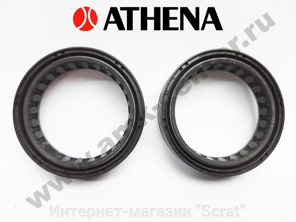 P40FORK455211 Комплект сальников вилки NOK MGR-RSA 37x47x11 Athena от компании Интернет-магазин "Scrat" - фото 1