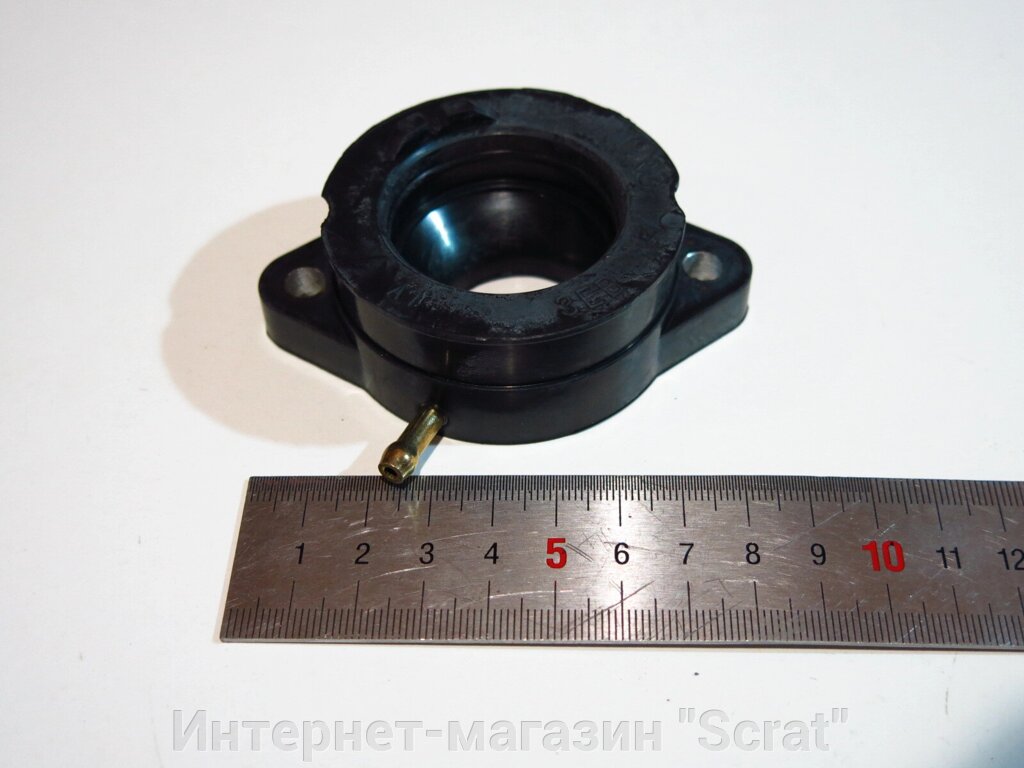 Патрубок карбюратора Yamaha SR400 1992-2000 SR500 SR500SP 48T 1991-1999 34x22x21 от компании Интернет-магазин "Scrat" - фото 1