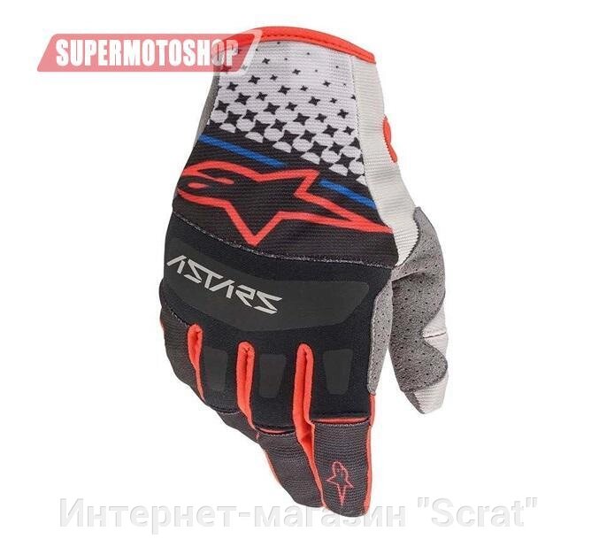 Перчатки кроссовые Alpinestars GP PRO 2020 белый/черный/оранжевый XL от компании Интернет-магазин "Scrat" - фото 1