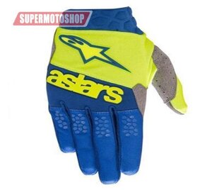 Перчатки кроссовые Alpinestars GP PRO салатовый/синий M