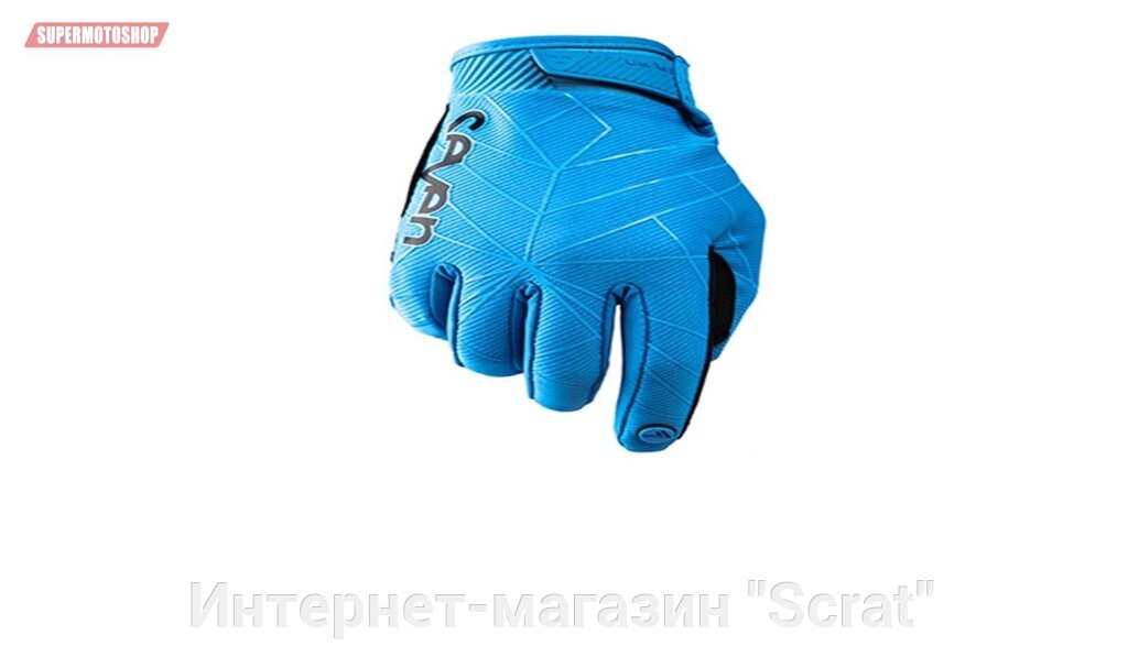 Перчатки кроссовые Seven 2020 синий XL от компании Интернет-магазин "Scrat" - фото 1